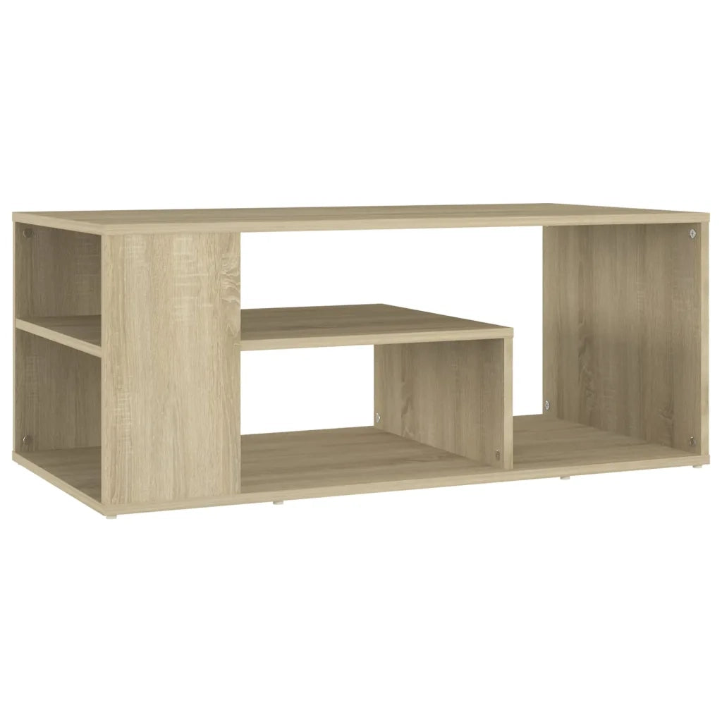 Tavolino da CaffÃ¨ Rovere Sonoma 100x50x40 cm in Truciolato cod mxl 12398