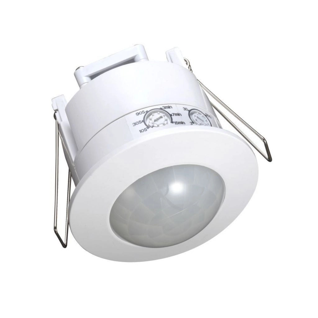 V-TAC VT-8051 Sensore di Movimento a Infrarossi 360° Montaggio a Incasso (Max 1200W) IP20 SKU 1356