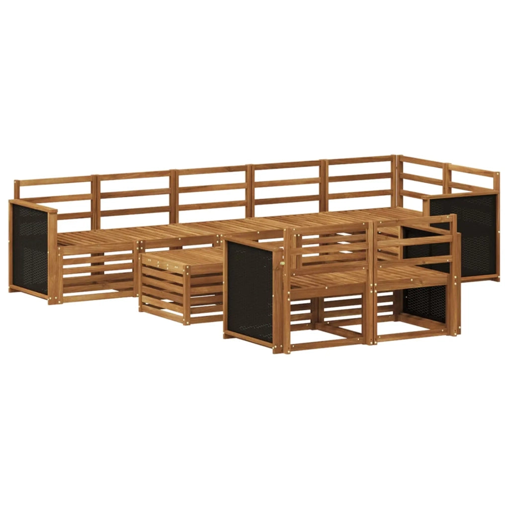 Set divani Legno di Acacia Massello 3384520