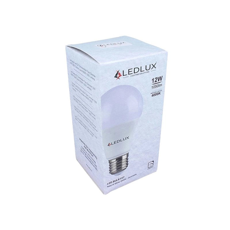 2 PZ Lampade LED E27 Dimmerabili Triac 12W 220V Bianco Freddo 6500K 1050lm
