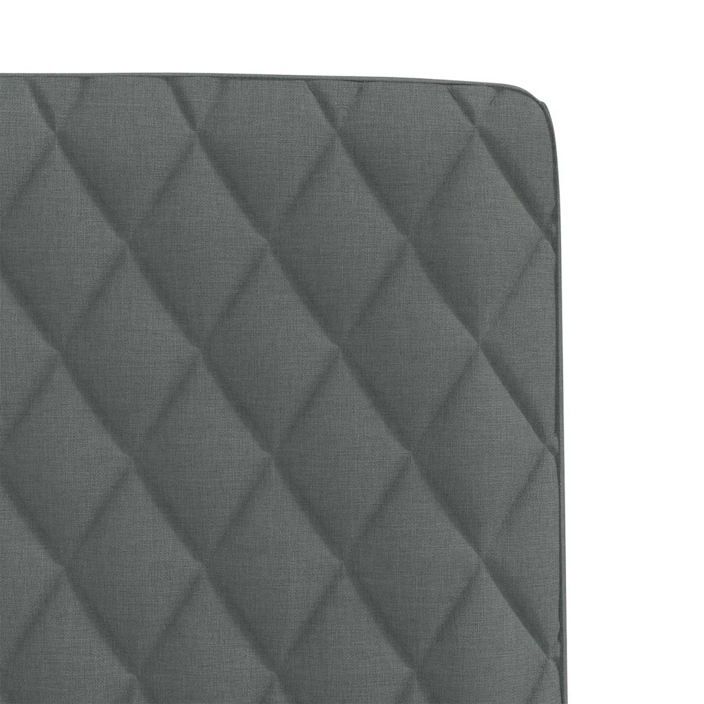 vidaXL Sedie da Pranzo 6 pz Grigio Scuro in Tessuto