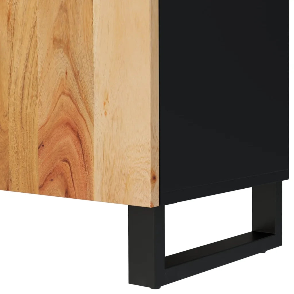 Mobile TV-Mobile per TV-Credenza TV 105x33,5x46cm Legno Massello Acacia Legno Multistrato