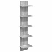 Scaffale da parete Sonoma grigio 22 x 15 x 100 cm 8012430