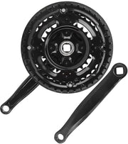 Set di Grandi Viti per Bicicletta da Montagna 24-34-42T - Alta Qualità in Acciaio - Copertura della Catena - Duraturo - Facile da Installare - Crank per Bicicletta da Montagna