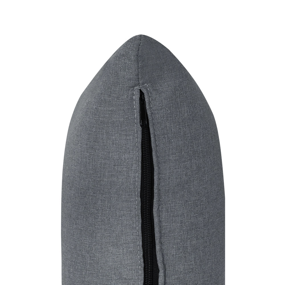 Divano Angolare color Grigio Scuro a 3 Posti con Cuscini lato sinistro in stile Moderno camera da letto soggiorno