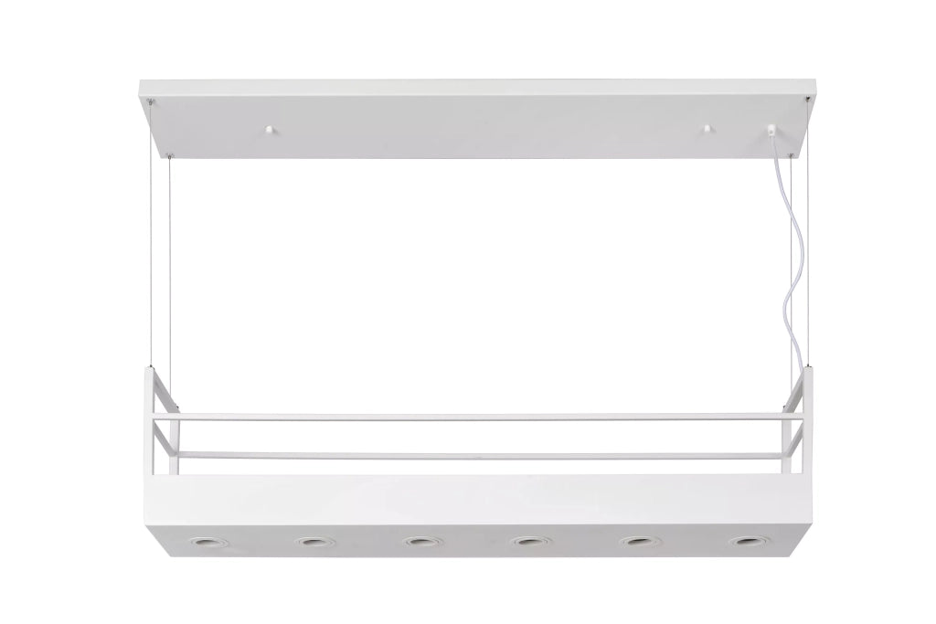 Lampada a sospensione Miravelle Lucide bianca 6xGU10