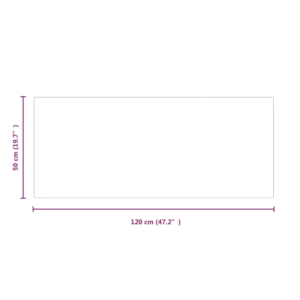 Piastra in vetro per camino Trasparente 120 x 50 cm Vetro