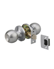 Serratura con scrocco, cromo opaco, asse regolabile 60/70 mm – THIRARD