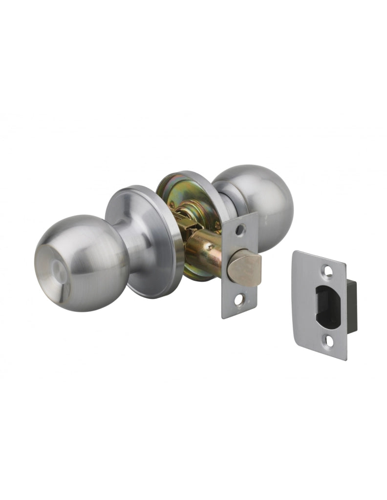 Serratura con scrocco, cromo opaco, asse regolabile 60/70 mm – THIRARD