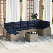 Set di divani con cuscino 5 pcs polyrattan