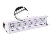 FARETTO LED RETTANGOLARE DA INCASSO 11W LUCE FREDDA 6000K° PER CONTROSOFFITTI - EFFICIENZA ENERGETICA E ILLUMINAZIONE DI PRECISIONE