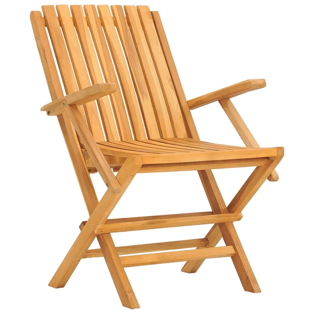 Set da pranzo da esterno 5 pezzi mobili da giardino legno massello di teak 02_0014304
