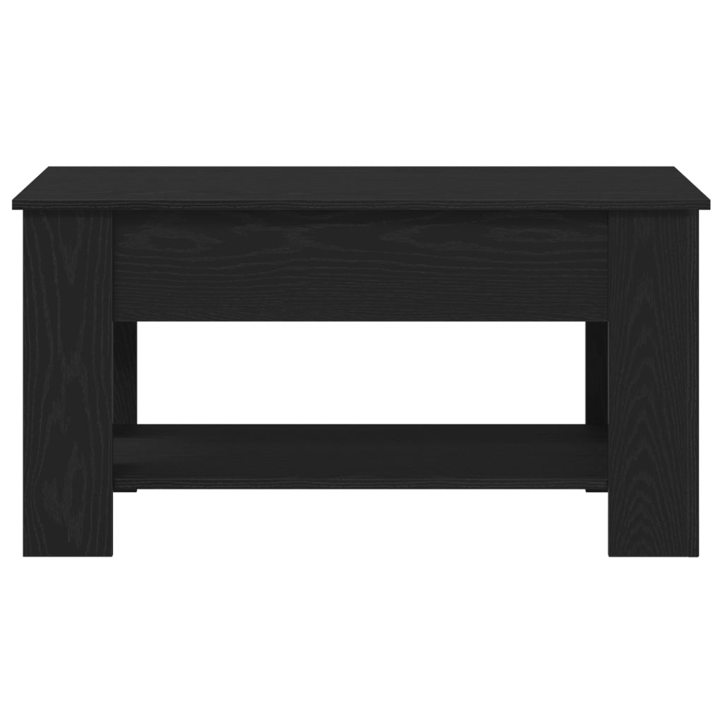 Tavolino da caffÃ¨ in rovere nero - 101x49x52 cm fatto di legno ingegnerizzato