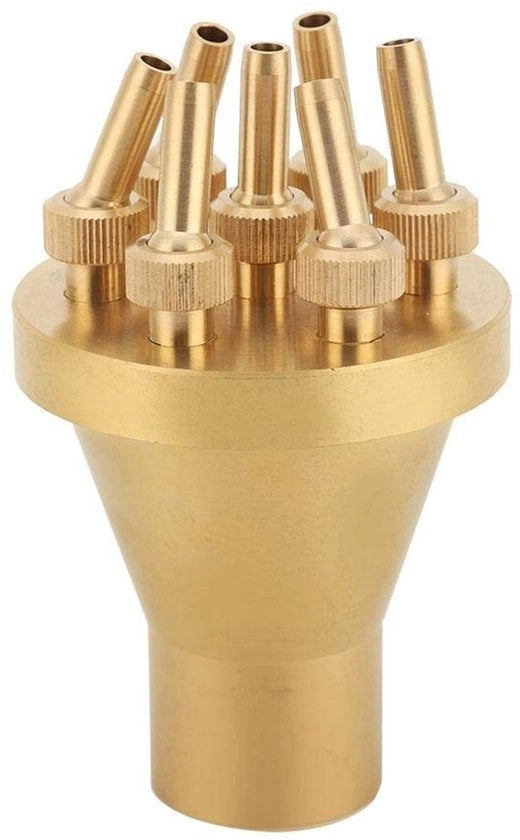 Fontana Compact a Piastra in Rame NPT 1" DN 25 - 2-trappi Sfoglia - Altezza di Aspersione 3-5m - Leggero - Portatile