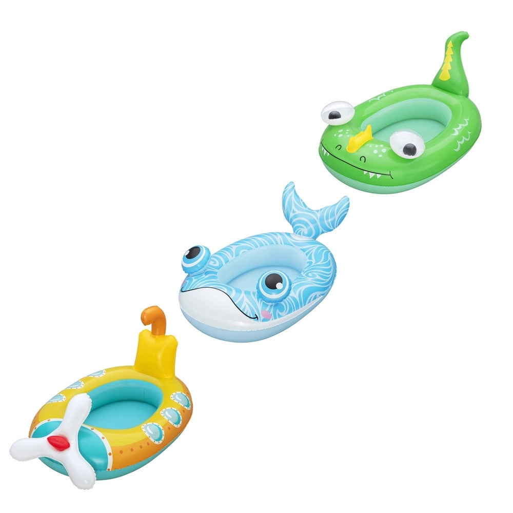 Trade Shop - Canotto Barca Gonfiabile Per Bambini Amico Acquatico Assortito Piscina Mare 34213 -