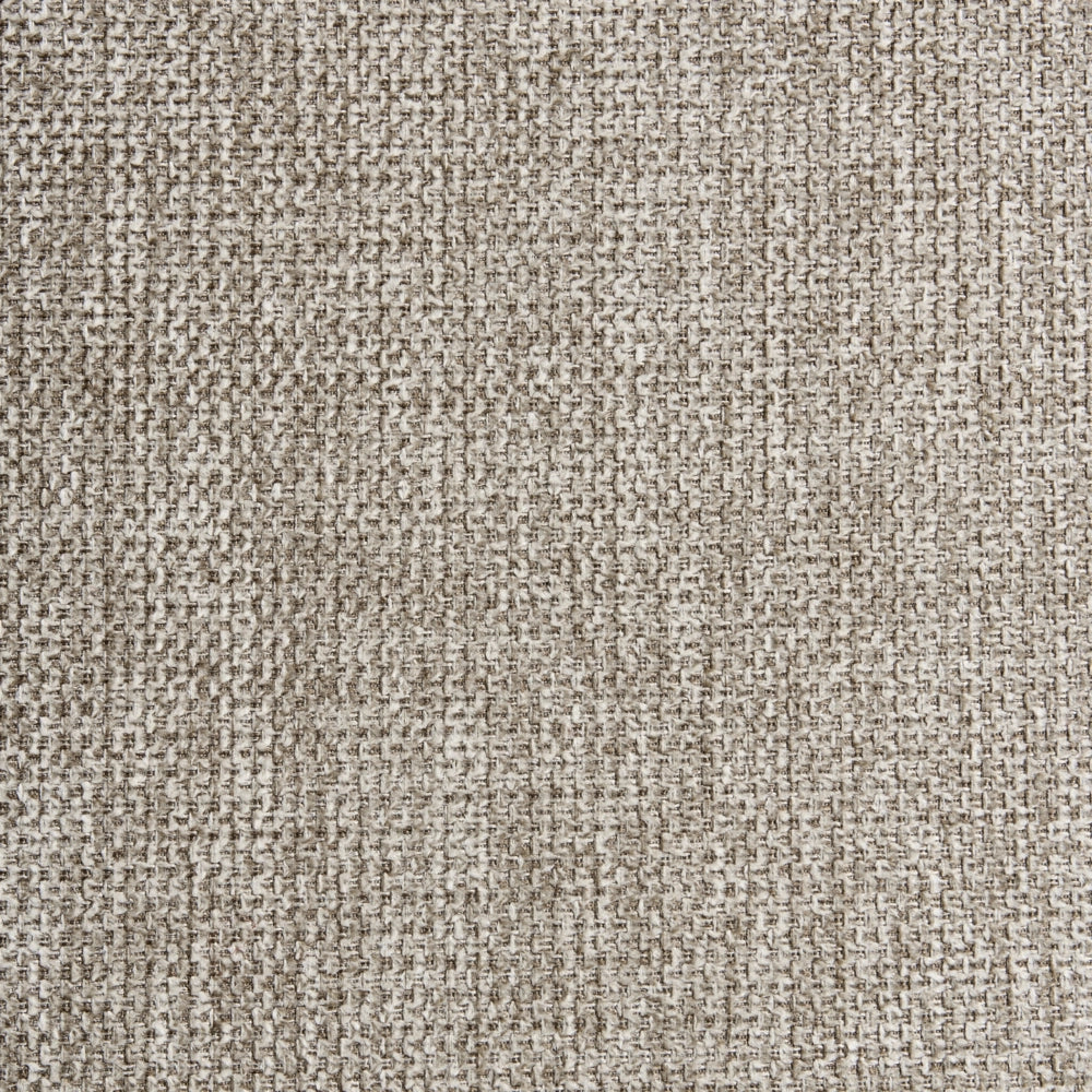 Set di 2 sedie da pranzo in tessuto Seduta imbottita Gambe in ferro beige stile elegante