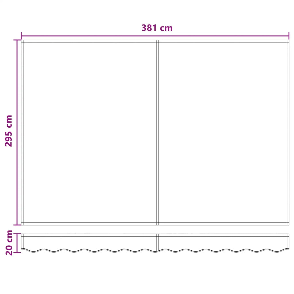 Tettuccio Elettrico Retrattile Grigio chiaro e bianco 4 × 3 m 3426111
