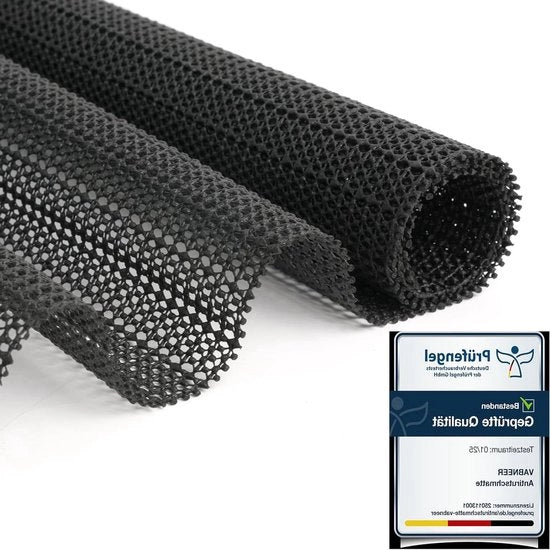 Tappeto antiscivolo - matrice antiscivolo multifunzionale - 1 pezzo - nero - PVC - 40 x 60 cm