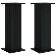 Supporto per piante | Sostegno per piante 2 pz Nero 30,5 x 30 x 80,5 cm