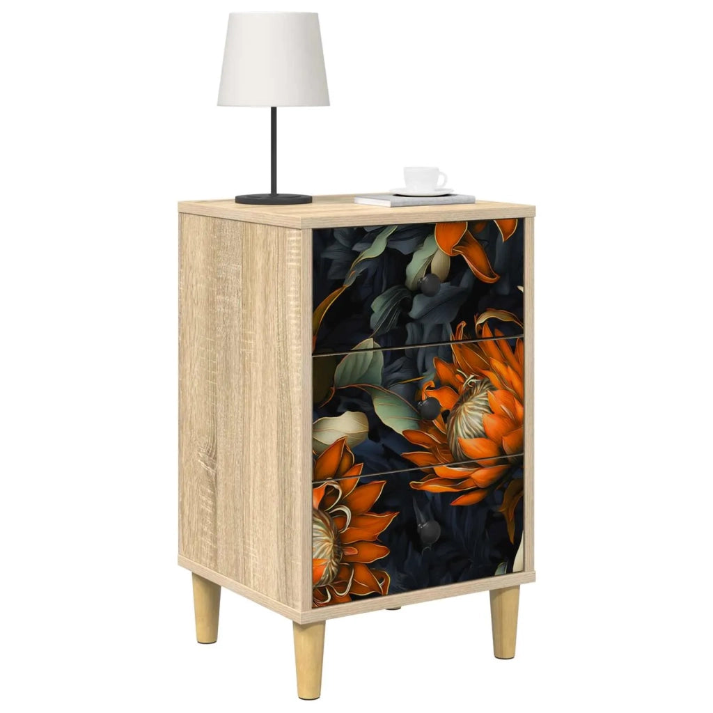Armadio da Notte LOCHEM 2 pz Rovere Sonoma 36 x 33 x 60 cm 8007272