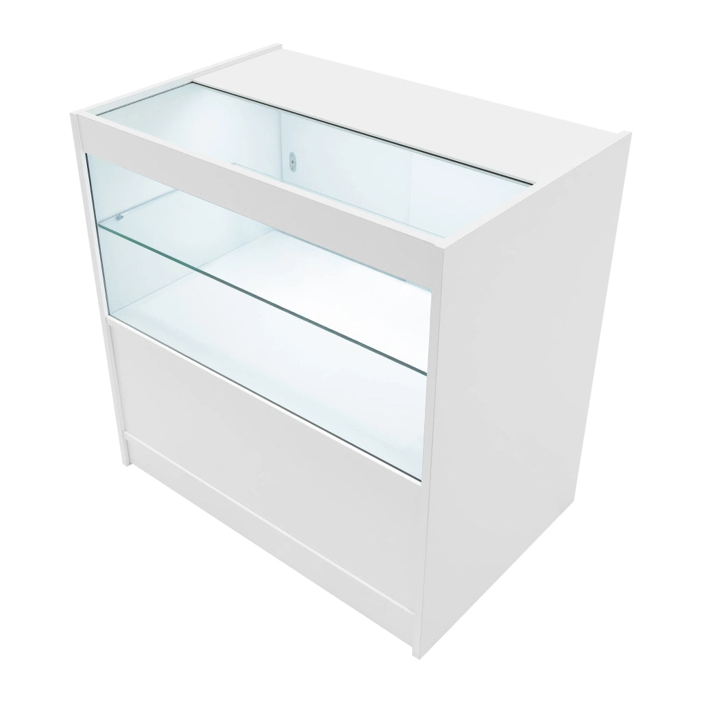 Set Banconi Adonis LED B900 C900 CM60 Bianco – MDF e Vetro