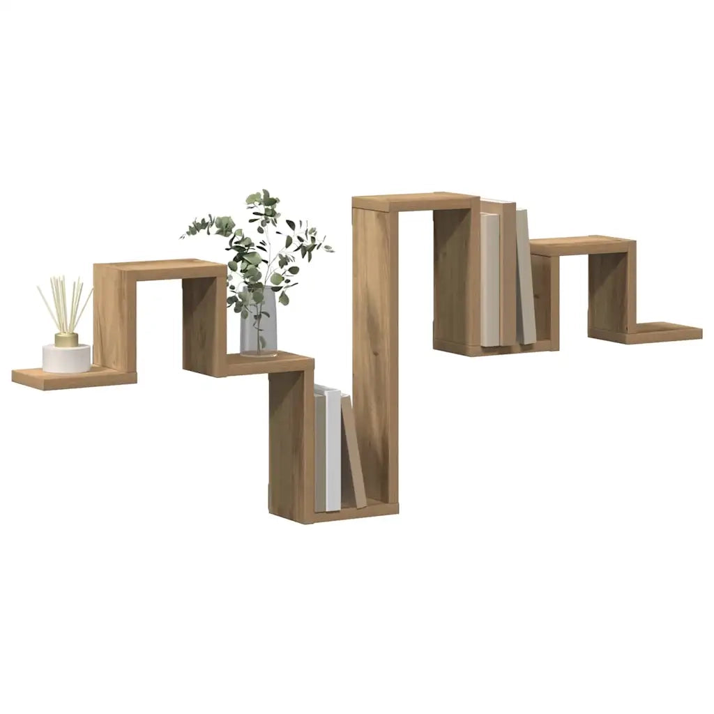 Scaffale da parete Rovere artigianale 104,5 x 43 x 10 cm 869115