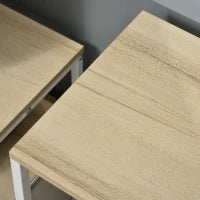 Cassettiera in Tessuto Cassettiera in Tessuto con 3 Cassetti Pieghevoli e 2 Ripiani Aperti 80x29x71 cm Legno Naturale e Grigio Chiaro