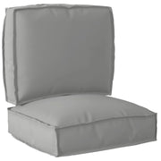 Set di Cuscini per Pallet 2 pcs Grigio 50 x 50 x 12 cm 3329040