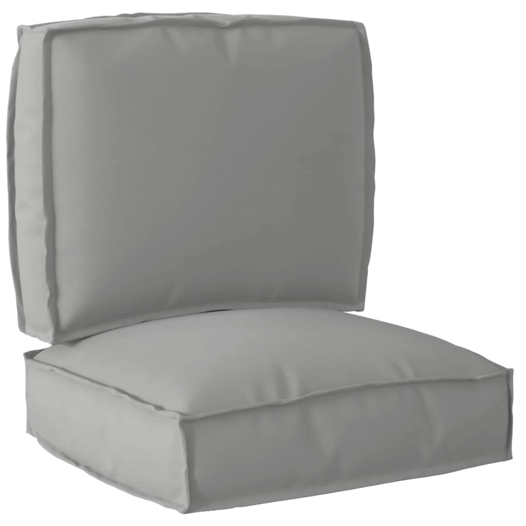 Set di Cuscini per Pallet 2 pcs Grigio 50 x 50 x 12 cm 3329040