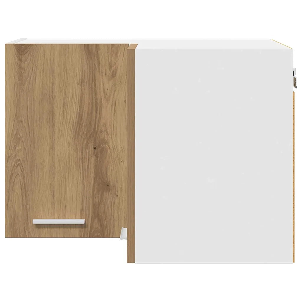 Armadio pensile Rovere Artigiano e Bianco 57 x 57 x 40 cm 884193