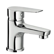 Trade Shop - Rubinetto Miscelatore Monocomando Cromato Per Lavabo Lavandino Moderno Cube87117 -
