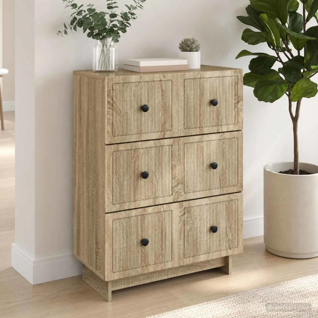 Mobile con Cassetti Rovere Sonoma 66 x 34,5 x 90 cm 893917
