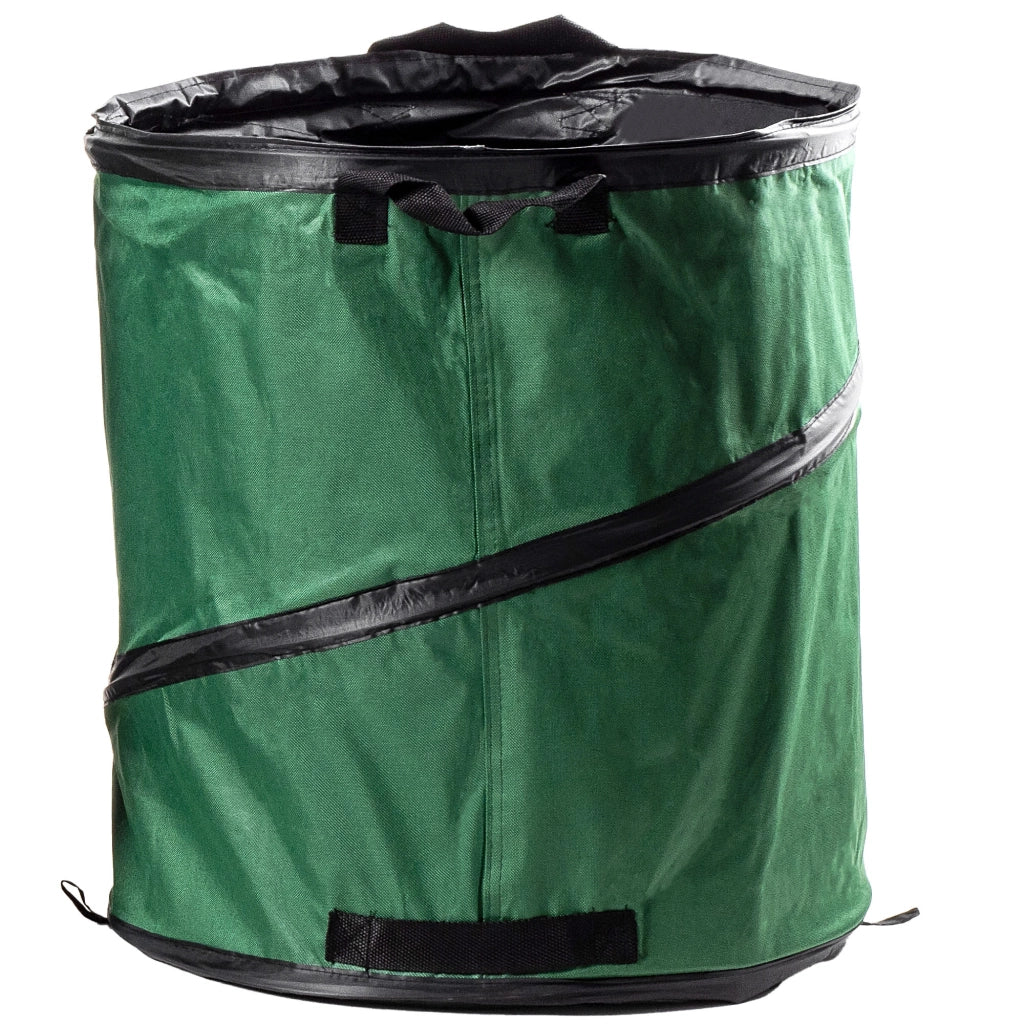 KADAX Sacchetto per foglie, cestino per rifiuti da giardino, pieghevole, resistente, con maniglie, 90 L