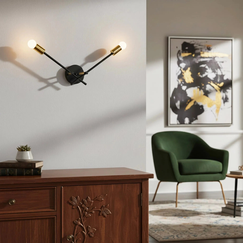 Lampada Da Parete APP1119-2W Black