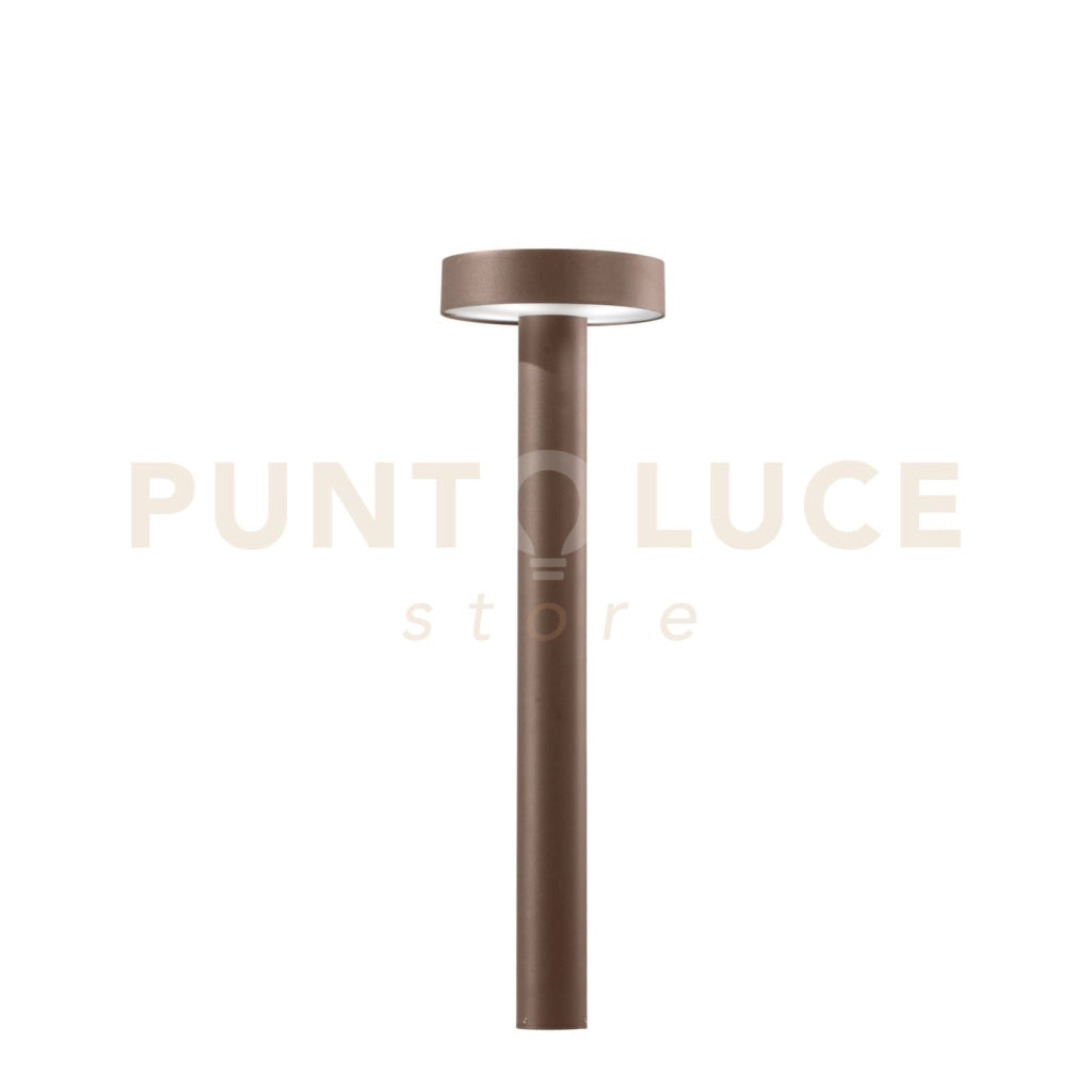 PALO UNDERWOOD CORTEN 4 LUCI ATTACCO G9 IP65 21X70CM IN METALLO
