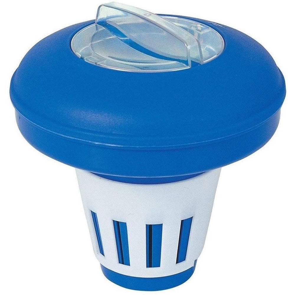 Trade Shop - Dispenser Galleggiante Cloro Medio 16,5 Cm Per Pastiglie Dm 7,5 Cm Piscine 58071 -
