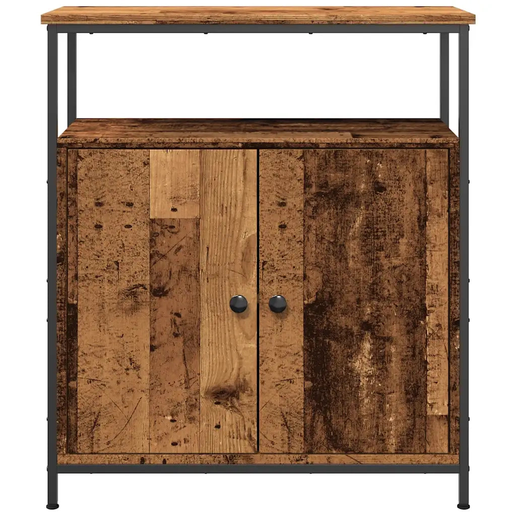 Credenza Legno Antico 70x30x80 cm in Legno Multistrato 857472