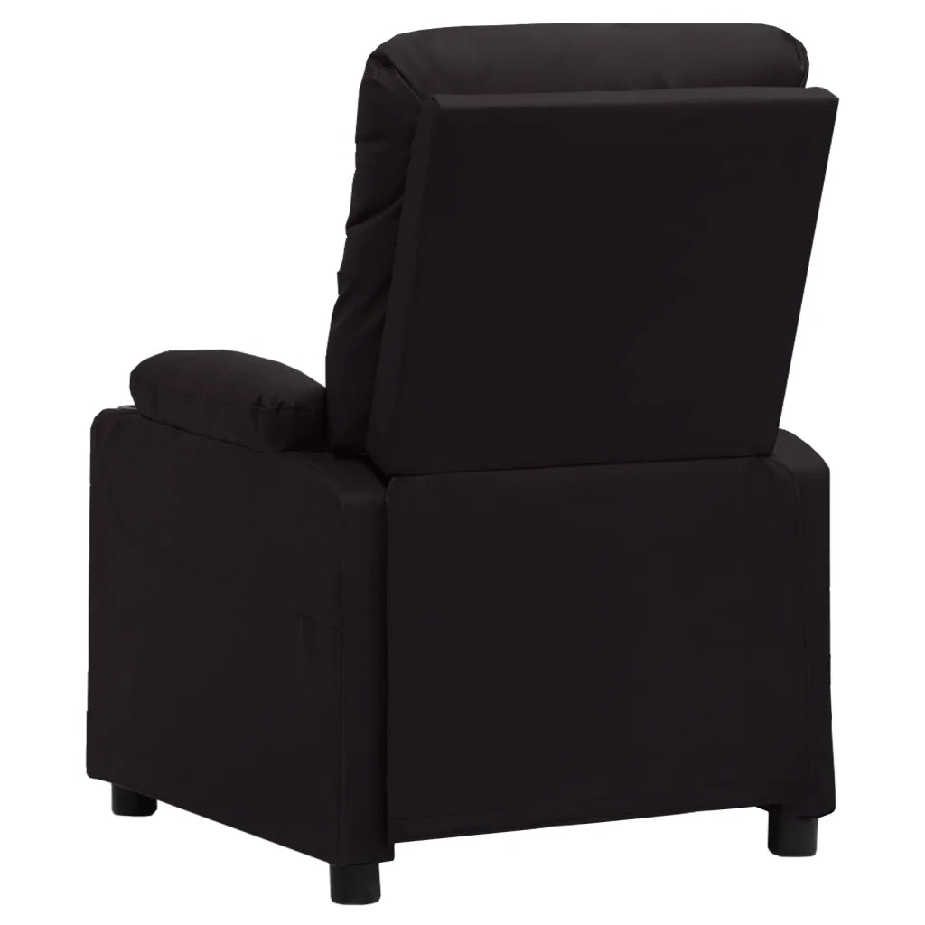Poltrona Reclinabile Massaggiante Elettrica Nera in Similpelle cod mxl 31733