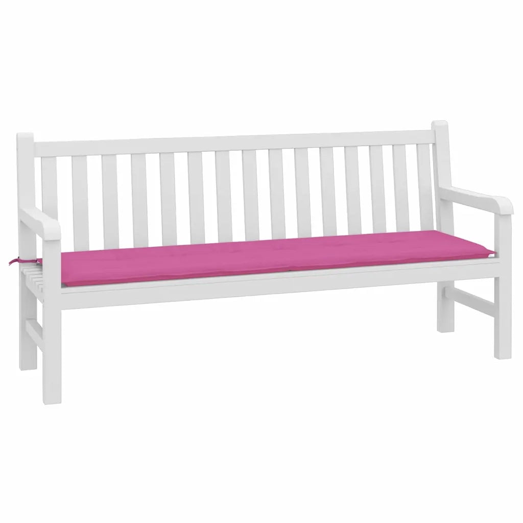 vidaXL Cuscino per Panchina da Giardino Rosa 180 x 50 x 4 cm