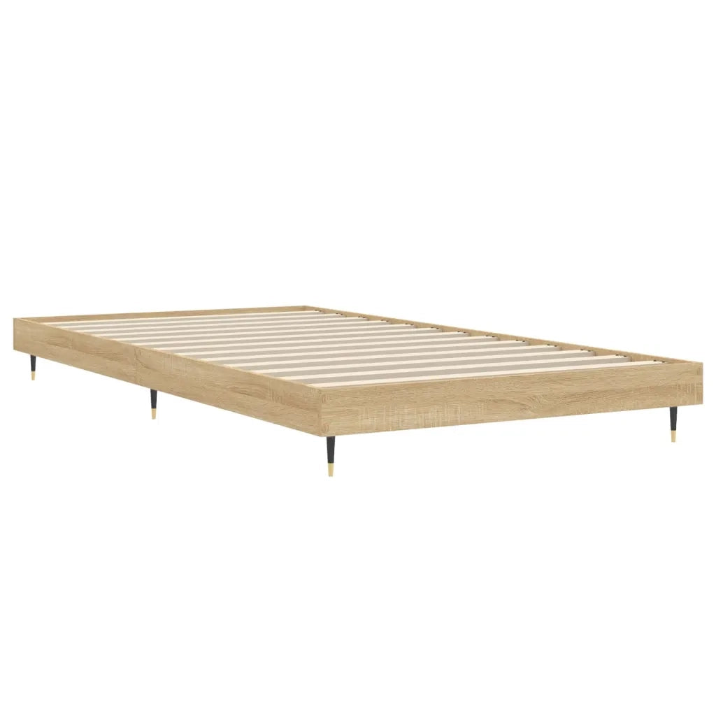 Giroletto senza Materasso Rovere Sonoma 90x200 cm in Truciolato