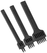 Set di lavorazione della pelle - Strumento perforatore manuale - Alta resistenza - 4mm - Set di punzoni per stiches - Manubrio comodo - Adatto per lavorazione della pelle