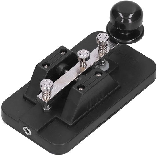 Allenatore del Codice Morse Portatile - Adatto per Principianti - Comando a Voz - Comando Manuale - Compatibile con ABS e Acciaio di Alta Qualità