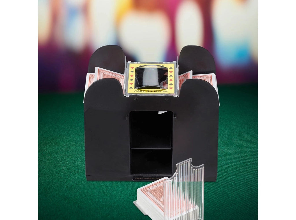 Mescolatore Automatico di Carte da Gioco Mischiacarte 6 Mazzi Distributore in Plastica Card Shuffler