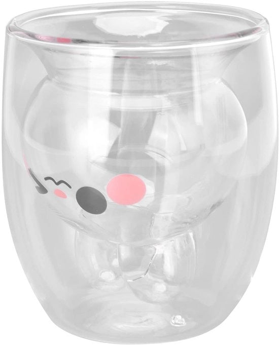 Tazza da Tè Magnetron/Vasca da Lava Resistente - 300 Ml - Design Accattivante - Materiale Leggero e Sostenibile - Ideale per Regali - Tazza a Doppia Parete