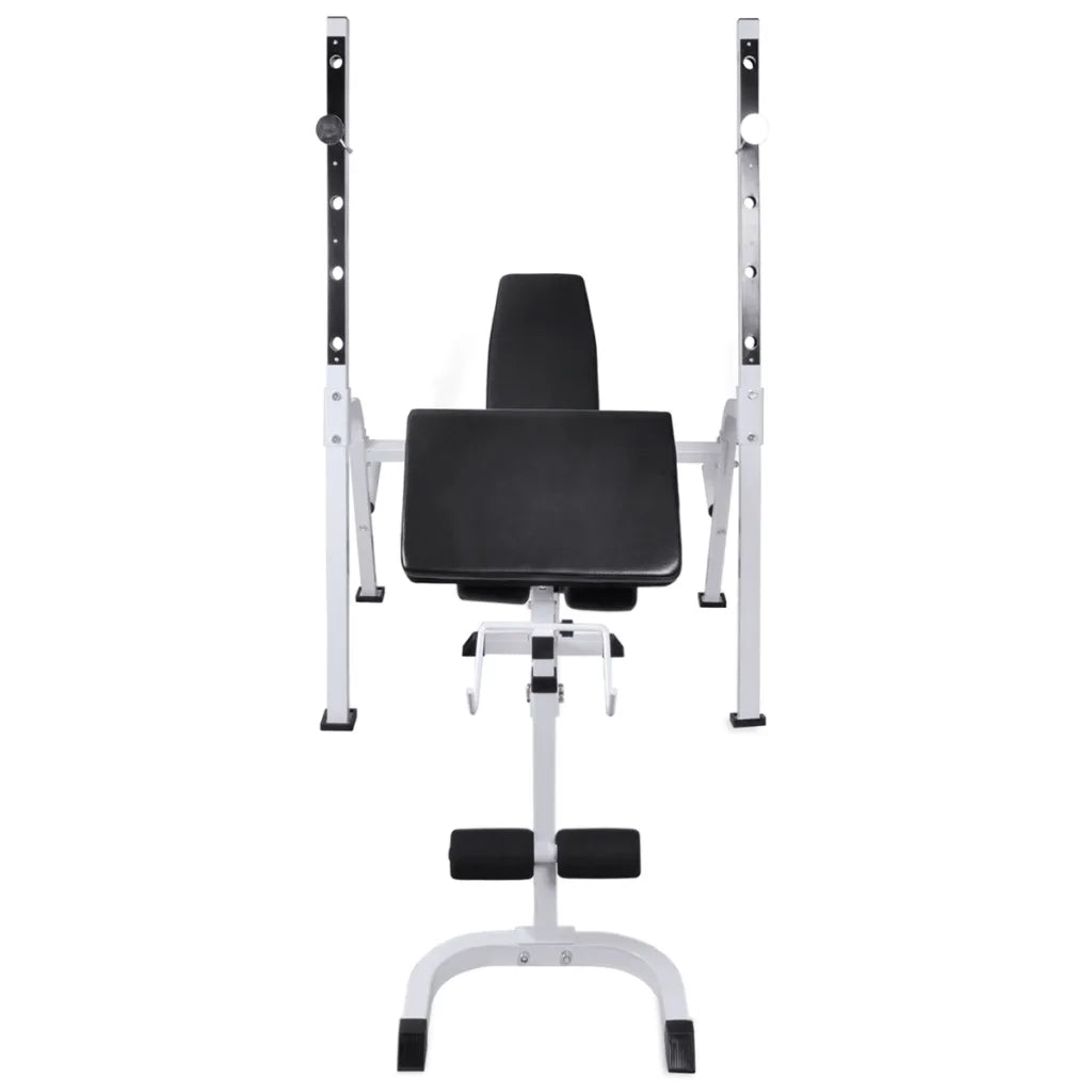 Panca Multifunzione con Rack Bilanciere e Set Manubri 90 kg 275372