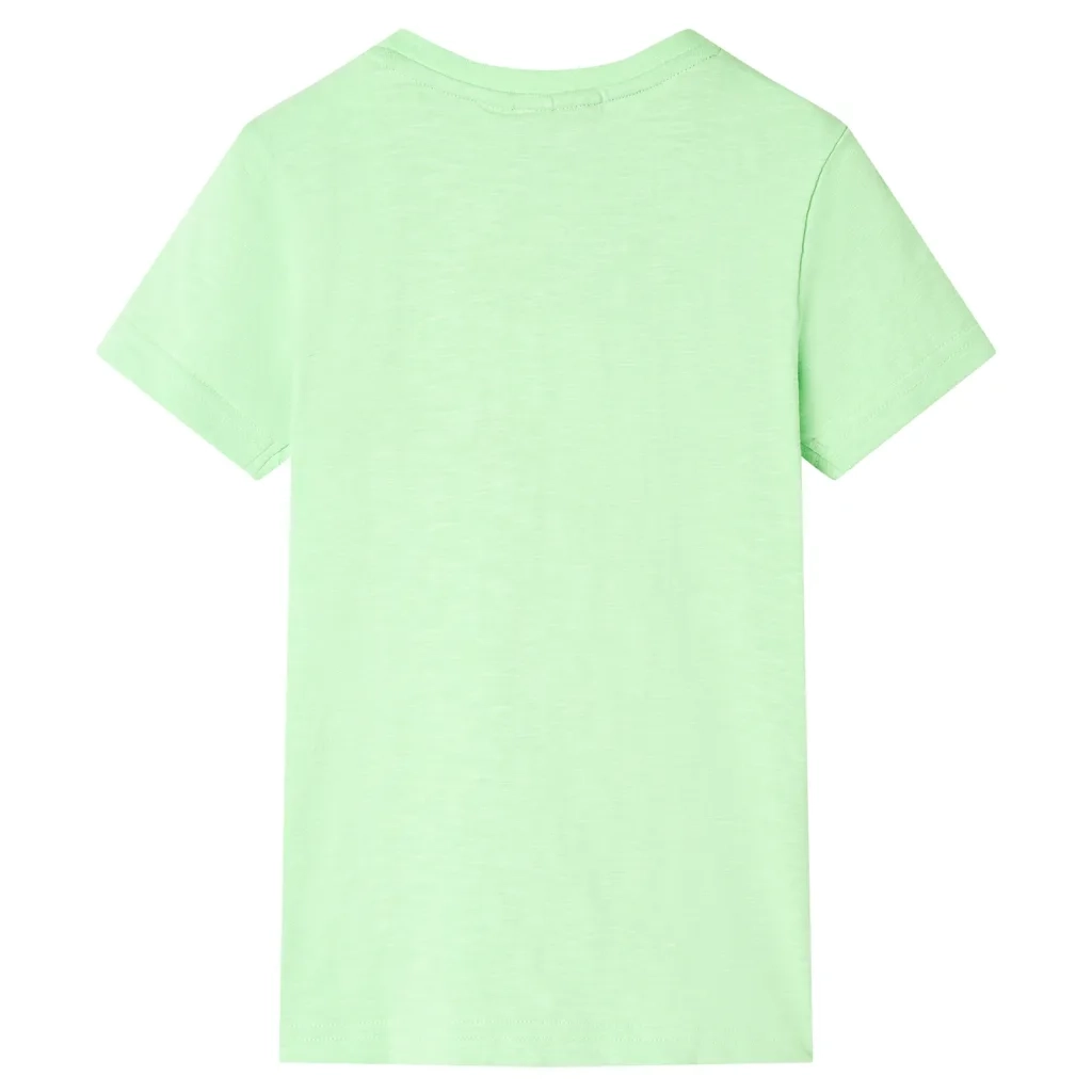Maglietta per Bambini Verde Neon 128cod mxl 133275