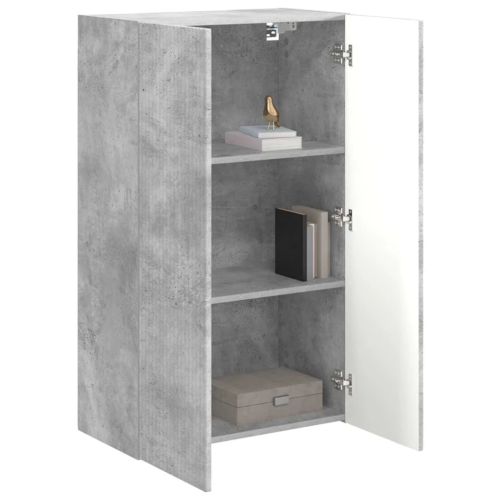 Mobile TV da parete-Mobile TV a Muro-Credenza TV Grigio cemento 59,5 x 31 x 100 cm