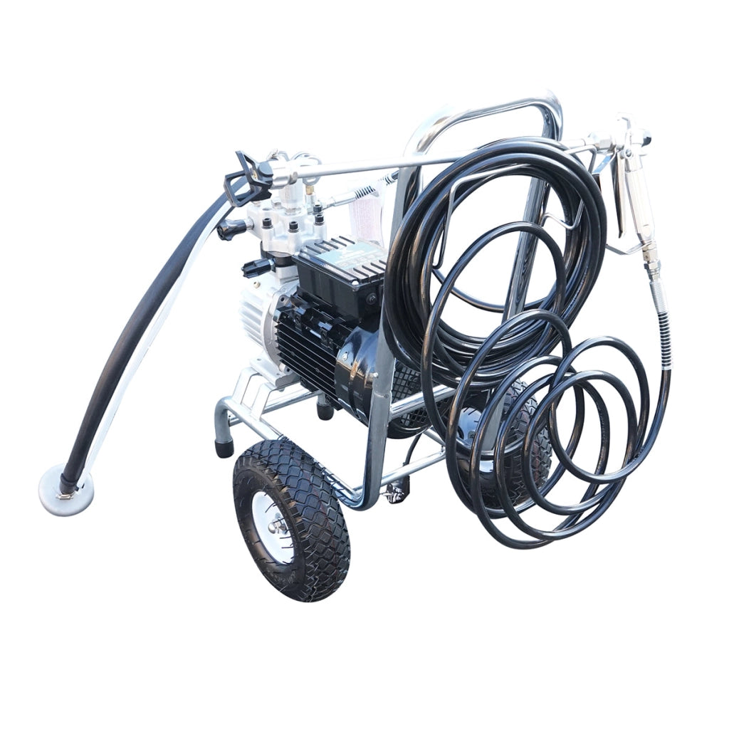 Pompa professionale airless per verniciatura con membrana, 2 kW, 220 V, portata 4 l/min, ugello 521, pressione massima 220 bar X D990