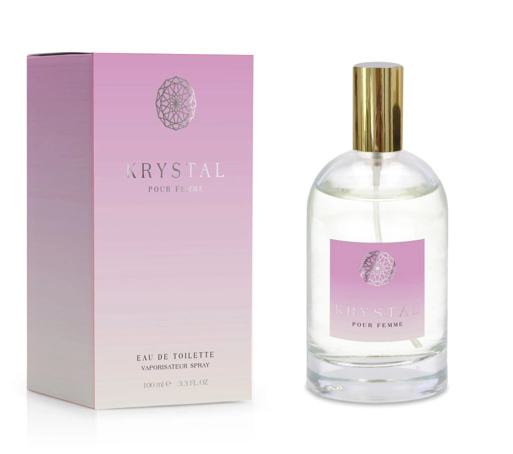 Profumo Eau De Toilette Donna Krystal Ricaricabile 100 ml