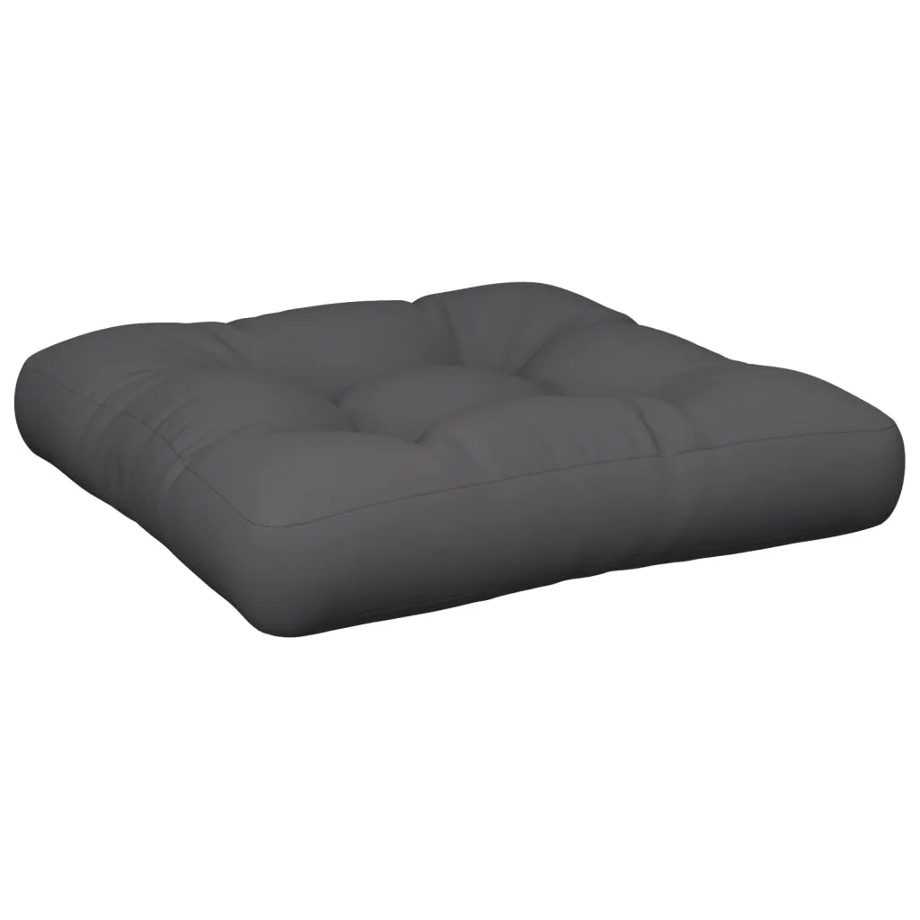 vidaXL Cuscino per Pallet Antracite 60x60x12 cm in Tessuto